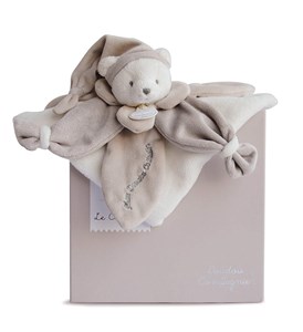 Doudou collector ours taupe
